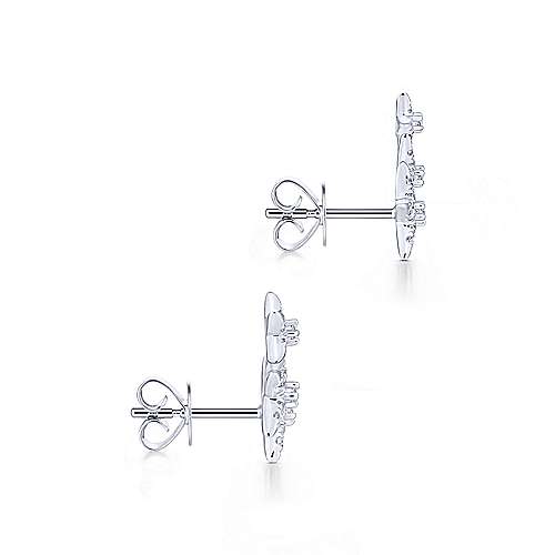 Gabriel & Co. 14K White Gold Fashion 0.41ct Diamond Earrings EG13104W45JJ