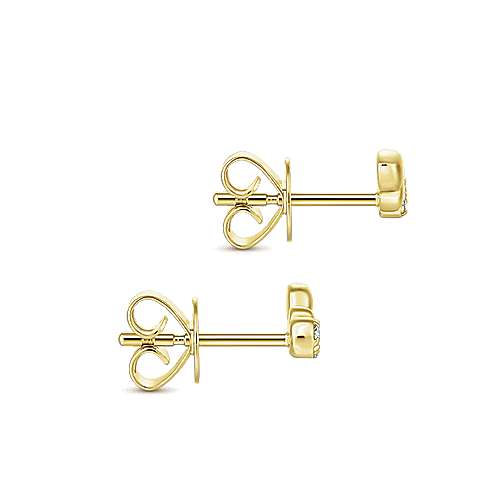 Gabriel & Co. 14K Yellow Gold Fashion 0.04ct Diamond Earrings EG13331Y45JJ