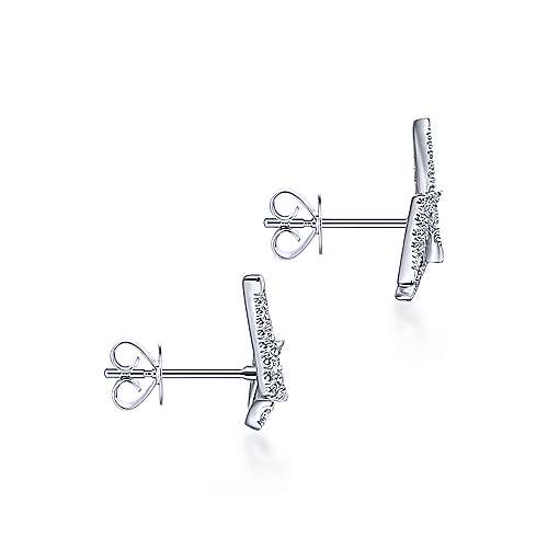 Gabriel & Co. 14K White Gold Fashion 0.52ct Diamond Earrings EG13626W45JJ