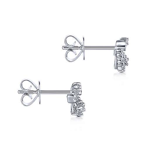 Gabriel & Co. 14K White Gold Fashion 0.45ct Diamond Earrings EG13629W45JJ