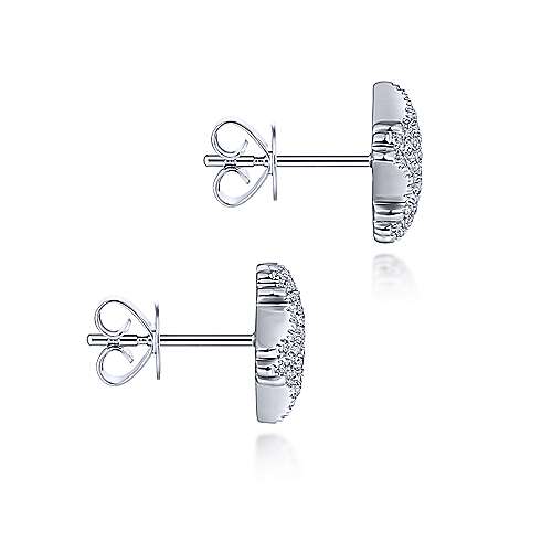 Gabriel & Co. 14K White Gold Fashion 0.49ct Diamond Earrings EG13682W45JJ