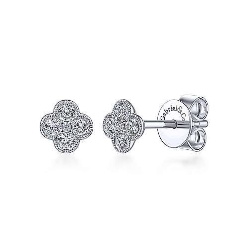 Gabriel & Co. 14K White Gold Fashion Earrings EG13715W45JJ