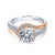Gabriel & Co 14K White Rose Gold Round Diamond Bypass Engagement Ring ER10297T44JJ