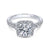 Gabriel & Co 14K White Gold Round Diamond Halo Engagement Ring ER10909W44JJ