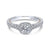 Gabriel & Co 14K White-Rose Gold Round Diamond Halo Engagement Ring ER11069R1T44JJ