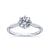 Gabriel & Co 18K White Gold Round Diamond Engagement Ring  ER11691R4W8JJJ