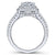 Gabriel & Co 14K White Gold Round Diamond Engagement Ring  ER11760R4W44JJ