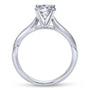 Gabriel & Co 14K White Gold Round Diamond Engagement Ring  ER11831R3W4JJJ