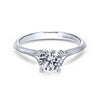 Gabriel & Co 14K White Gold Round Diamond Engagement Ring  ER11832R3W4JJJ