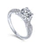Gabriel & Co 14K White Gold Round Diamond Twisted Engagement Ring ER12003R4W44JJ