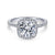Gabriel & Co 18K White Gold Round Diamond Halo Engagement Ring ER12133R6W83JJ