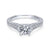 Gabriel & Co 14K White Gold Round Diamond Engagement Ring  ER12282R3W44JJ