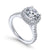 Gabriel & Co 14K White Gold Round Diamond Halo Engagement Ring ER12559W44JJ