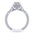 Gabriel & Co 14K White Gold Round Diamond Halo Engagement Ring ER12581R4W44JJ