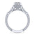 Gabriel & Co 14K White Gold Round Diamond Halo Engagement Ring ER12581R4W44JJ