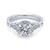 Gabriel & Co 14K White Gold Round Diamond Halo Engagement Ring ER12581R4W44JJ