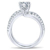 Gabriel & Co 14K White Gold Round Diamond Engagement Ring  ER12584R4W44JJ