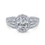 Gabriel & Co 14K White Gold Oval Diamond Halo Engagement Ring ER12652O4W44JJ