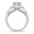 Gabriel & Co 14K White Gold Round Diamond Engagement Ring  ER12803R4W44JJ