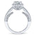 Gabriel & Co 14K White Gold Round Diamond Halo Engagement Ring ER12950R4W44JJ