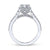 Gabriel & Co 14K White Gold Round Diamond Engagement Ring  ER13856R4W44JJ