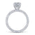 Gabriel & Co 14K White Gold Round Diamond Engagement Ring  ER13913R4W44JJ