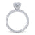 Gabriel & Co 14K White Gold Round Diamond Engagement Ring  ER13913R4W44JJ