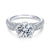 Gabriel & Co 18K White Gold Round Diamond Engagement Ring ER13986R6W83JJ