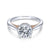 Gabriel & Co 14K White Rose Gold Round Diamond Engagement Ring  ER13993R4T44JJ