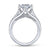 Gabriel & Co 14K White Gold Round Diamond Engagement Ring  ER14007R6W44JJ