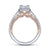Gabriel & Co 18K White-Rose Gold Cushion Diamond Halo Engagement Ring ER14111C4T83JJ