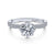 Gabriel & Co 14K White Gold Round Diamond Engagement Ring  ER14432R4W44JJ