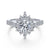 Gabriel & Co 14k White Gold Round Halo ENGAGEMENT RING ER14450R4W44JJ