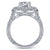 Gabriel & Co 14K White Gold Round Diamond Halo Engagement Ring ER14486R4W44JJ