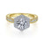 Gabriel & Co 14K White-Yellow Gold Round Diamond Halo Engagement Ring ER14499R4M44JJ