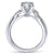 Gabriel & Co 14K White Gold Round Diamond Engagement Ring  ER14509R4W44JJ