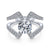 Gabriel & Co 14K White Gold Round Split Shank Diamond Engagement Ring  ER14617R6W44JJ