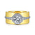 Gabriel & Co 14K White-Yellow Gold Round Diamond Halo Engagement Ring ER14635R4M44JJ