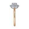 Gabriel & Co 14K White-Rose Gold Round Diamond Halo Engagement Ring ER14661R2T44JJ