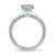 Gabriel & Co 14K White Gold Round Diamond Engagement Ring  ER14684R4W4JJJ
