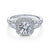 Gabriel & Co 14K White Gold Round Diamond Halo Engagement Ring ER14728R4W44JJ