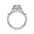 Gabriel & Co 14K White Gold Round Diamond Halo Engagement Ring ER14757R4W44JJ