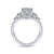 Gabriel & Co 14K White Gold Round Diamond Engagement Ring ER14782R3W44JJ