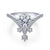 Gabriel & Co 14K White Gold Round Diamond Engagement Ring ER14783R4W44JJ