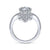 Gabriel & Co 14K White Gold Round Diamond Engagement Ring ER14783R4W44JJ