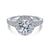 Gabriel & Co 18K White Gold Round Diamond Halo Engagement Ring ER15021R6W83JJ