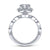 Gabriel & Co 14K White Gold Round Diamond Halo Engagement Ring ER15230R4W44JJ