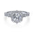 Gabriel & Co 14K White Gold Round Diamond Halo Engagement Ring ER15231R4W44JJ