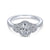 Gabriel & Co 14K White Gold Oval Diamond Halo Engagement Ring ER6276W44JJ