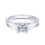 Gabriel & Co 14K White Gold Princess Cut Diamond Engagement Ring  ER6575W4JJJ